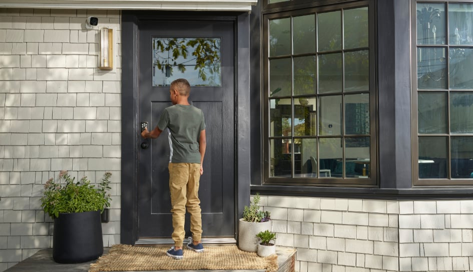 Vivint Smart Lock on home in Chattanooga